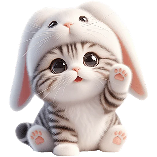 Стикерпак Мяу кролик для Telegram — скачать
