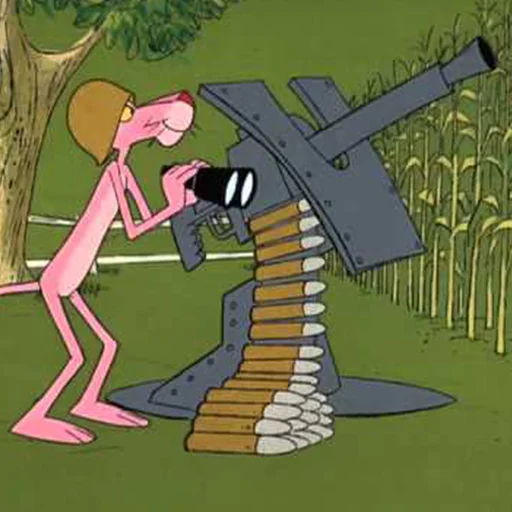 🔫 Стикер «Pink Panther» для Telegram