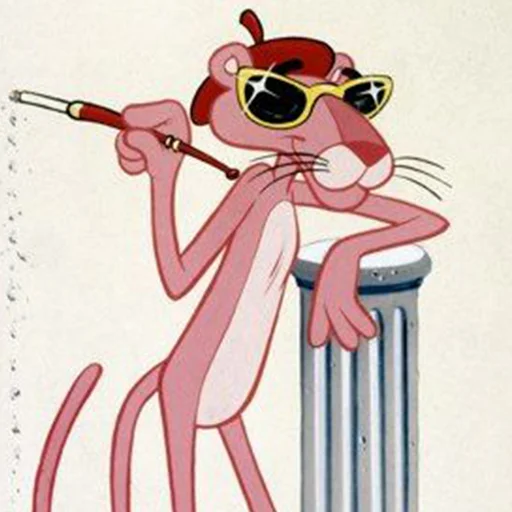 Стикерпак Pink Panther для Telegram
