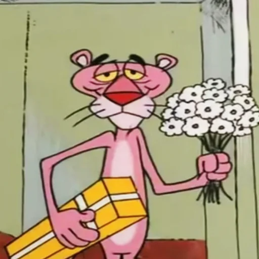 💐 Стикер «Pink Panther» для Telegram