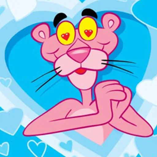 ❤️ Стикер «Pink Panther» для Telegram