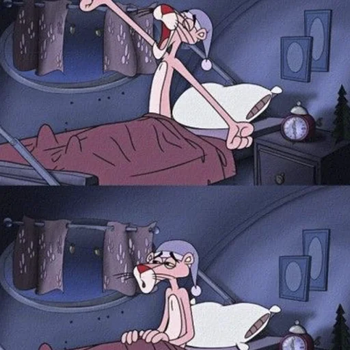 😴 Стикер «Pink Panther» для Telegram