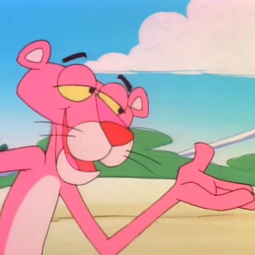 😊 Стикер «Pink Panther» для Telegram