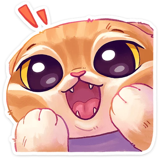 😮 Стикер «Мявс» для Telegram