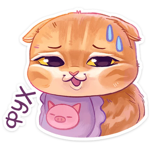 😓 Стикер «Мявс» для Telegram