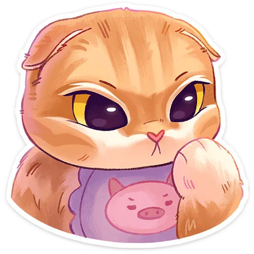 👊 Стикер «Мявс» для Telegram