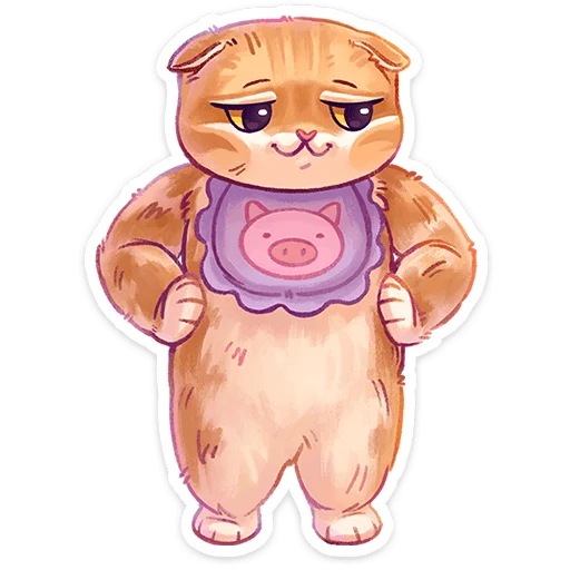 👩‍🦰 Стикер «Мявс» для Telegram