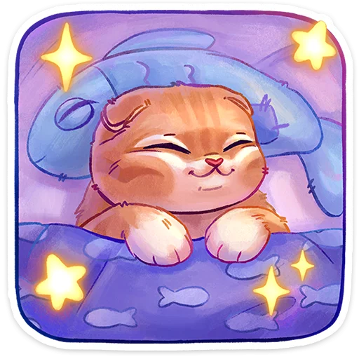 😴 Стикер «Мявс» для Telegram
