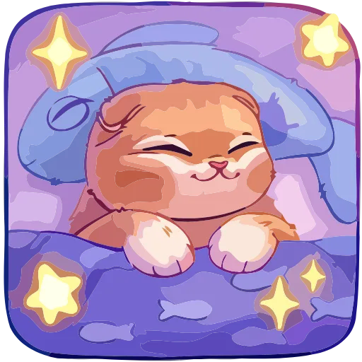 😴 Эмодзи «Мявс» для Telegram