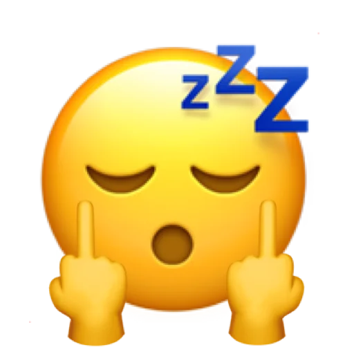 😴 Стикер «Merged Emojis» для Telegram
