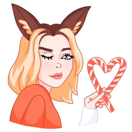 Стикерпак Мэри&amp;Крис для Telegram — скачать