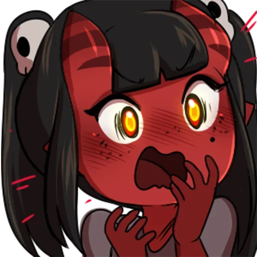 😧 Стикер «Meru the succubus» для Telegram