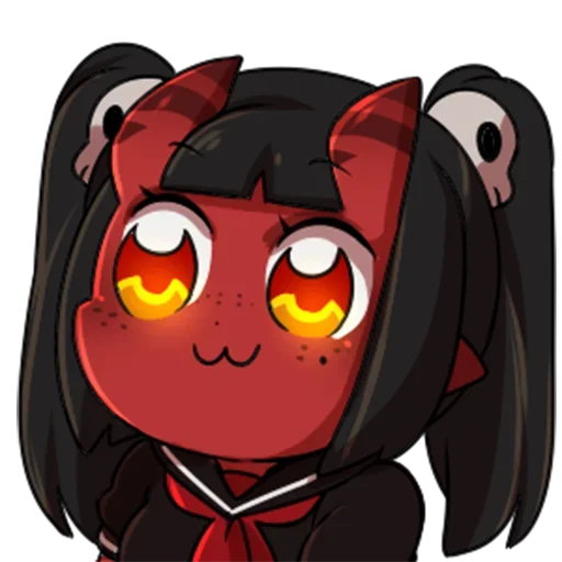 🥺 Стикер «Meru the succubus» для Telegram