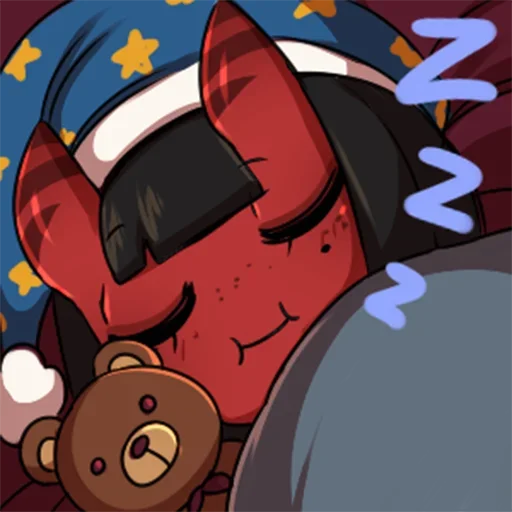 💤 Стикер «Meru Succubus» для Telegram