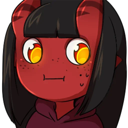 😐 Стикер «Meru Succubus» для Telegram