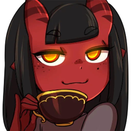 😉 Стикер «Meru Succubus» для Telegram