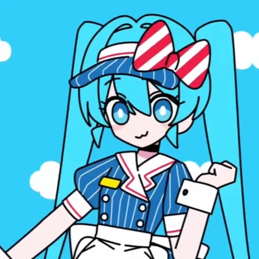 🎀 Стикер «Vocaloid» для Telegram