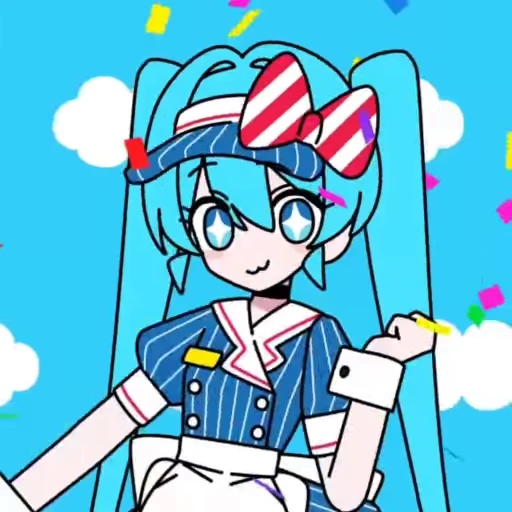 Стикерпак Vocaloid для Telegram