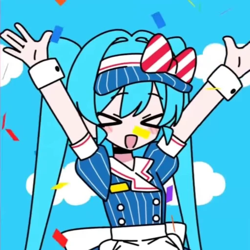 🎀 Стикер «Vocaloid» для Telegram