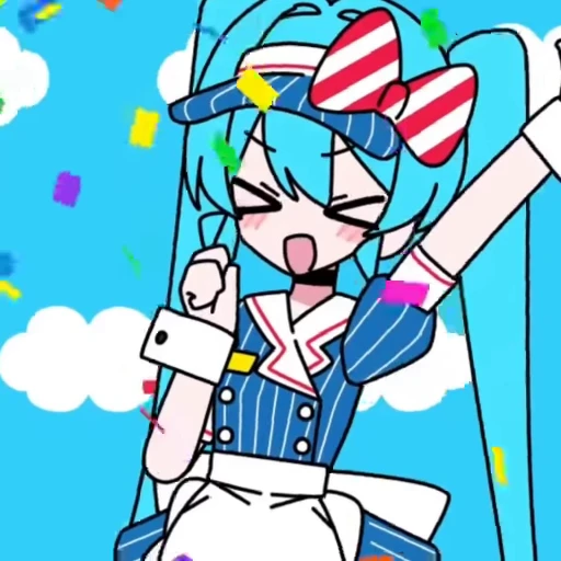 🎀 Стикер «Vocaloid» для Telegram