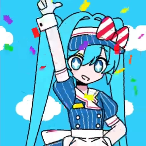 🎀 Стикер «Vocaloid» для Telegram