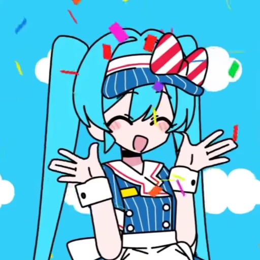 🎀 Стикер «Vocaloid» для Telegram