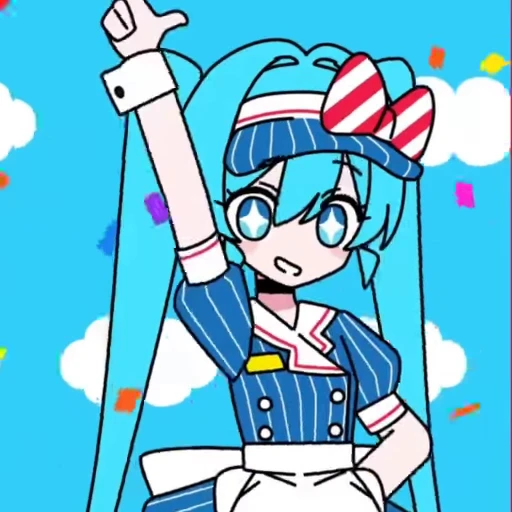 🎀 Стикер «Vocaloid» для Telegram