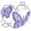 🦋 Эмодзи «#adaptive #cute» для Telegram