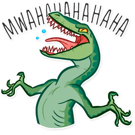 😈 Стикер «Dinosaurs» для Telegram