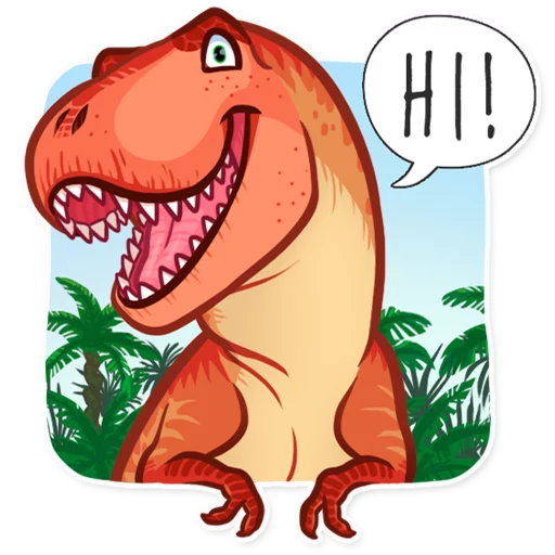 👋 Стикер «Dinosaurs» для Telegram