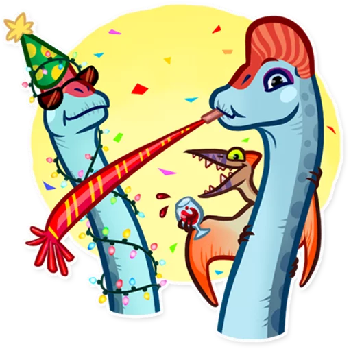 🎉 Стикер «Dinosaurs» для Telegram