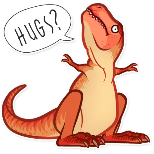 👐 Стикер «Dinosaurs» для Telegram
