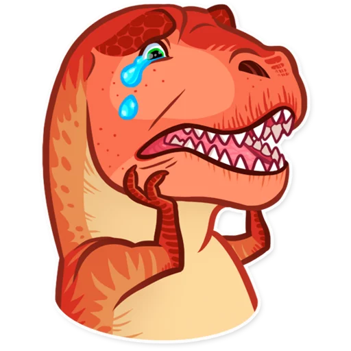 😭 Стикер «Dinosaurs» для Telegram