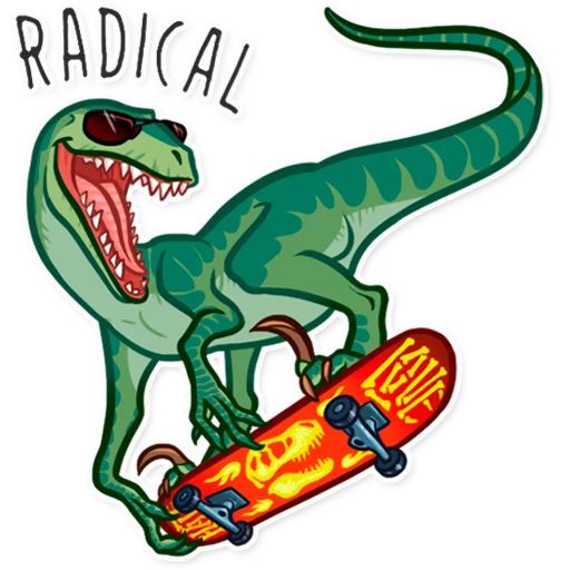 😎 Стикер «Dinosaurs» для Telegram