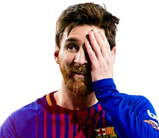 🤦‍♂ Стикер «Lionel Messi» для Telegram