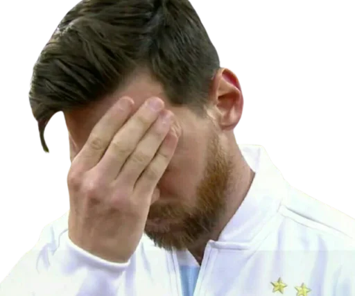 🤦‍♂ Стикер «Lionel Messi» для Telegram