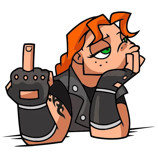 🖕 Эмодзи «Виктория» для Telegram