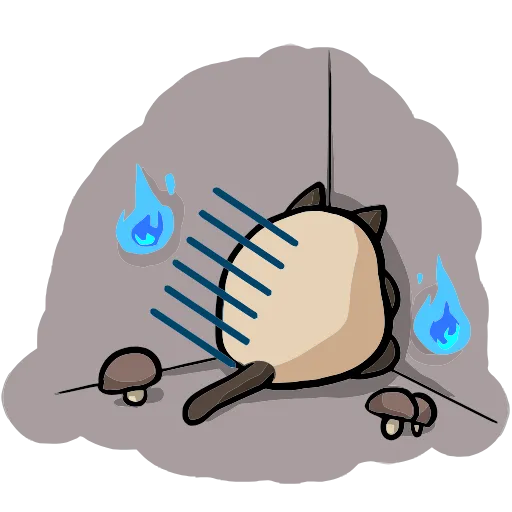 ☹️ Эмодзи «Mewha» для Telegram
