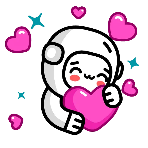❤️ Стикер «MEW wallet» для Telegram