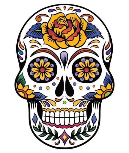 😘 Стикер «Mexican Skulls» для Telegram