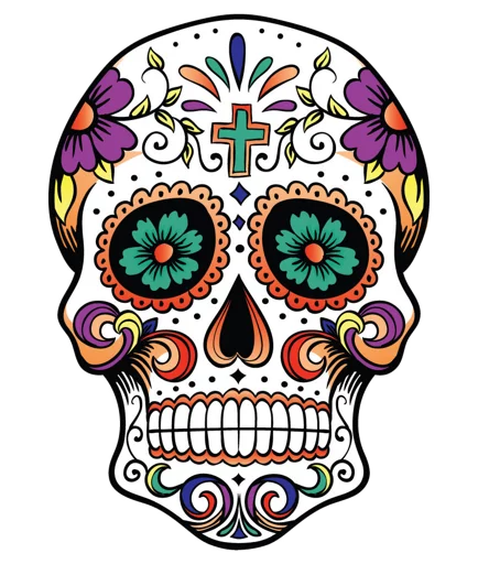 😝 Стикер «Mexican Skulls» для Telegram