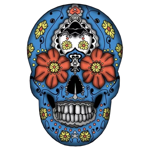 😬 Стикер «Mexican Skulls» для Telegram