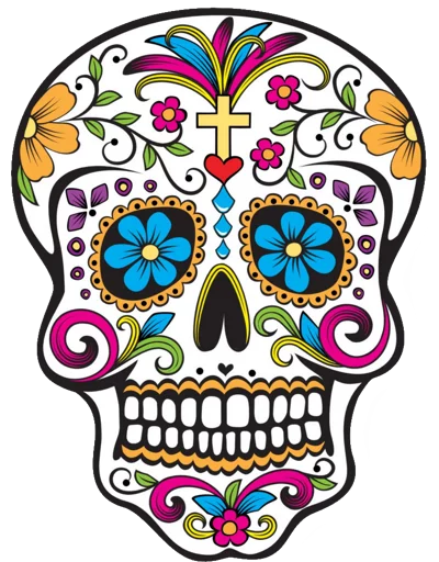 Стикерпак Mexican Skulls для Telegram — скачать