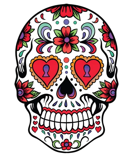 😍 Стикер «Mexican Skulls» для Telegram