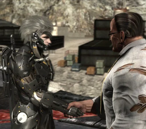 🤝 Стикер «Metal Gear Rising» для Telegram