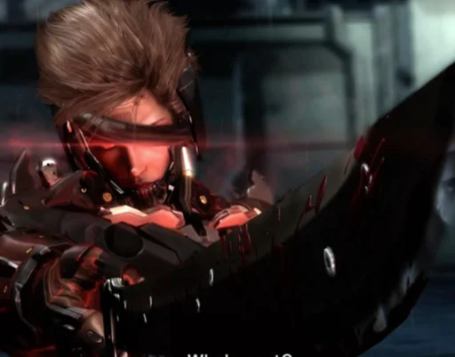 😡 Стикер «Metal Gear Rising» для Telegram