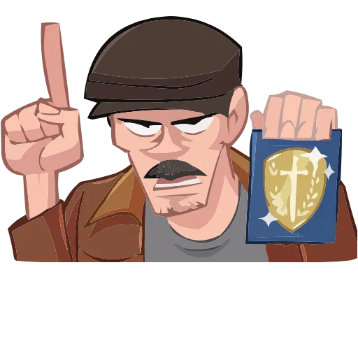 ☝️ Эмодзи «Майор Гром ()» для Telegram