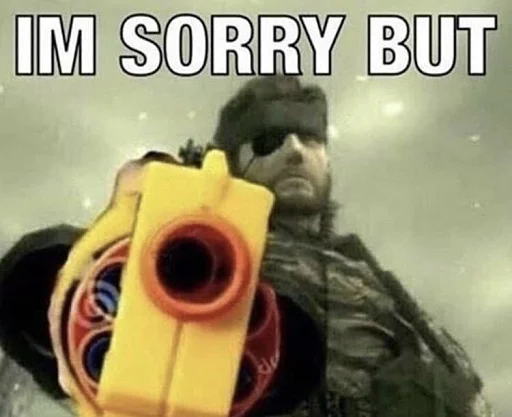 🔫 Стикер «My Snake is Solid» для Telegram