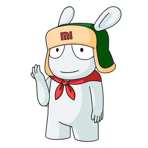 ☺️ Стикер «Кролик Mi Rabbit» для Telegram
