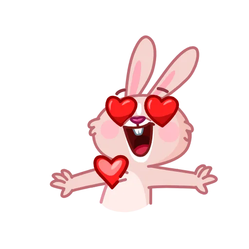 😍 Стикер «Mia Bunny» для Telegram